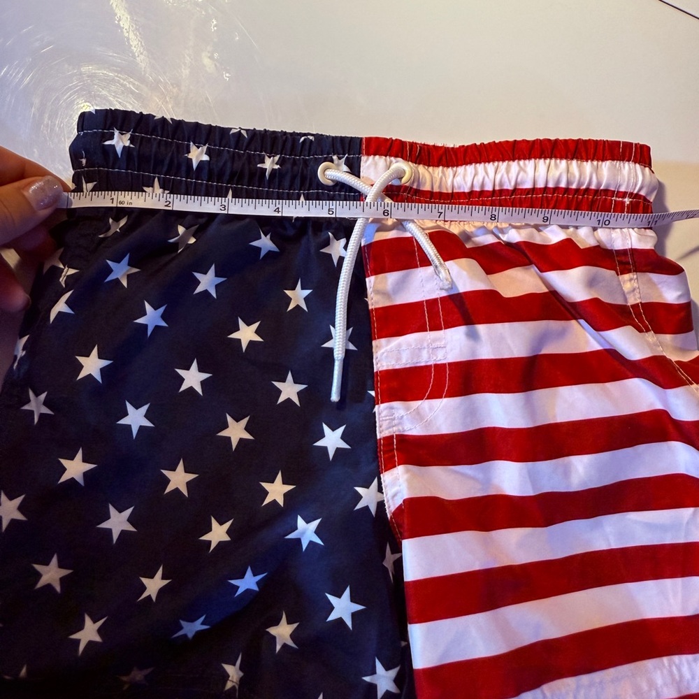 Patriotic Star and Stripe Boys Swim Shorts - Picture 11 of 13